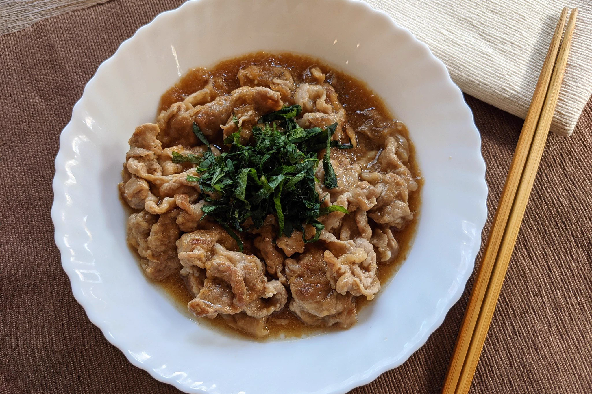 簡単で美味しい！！極旨の豚肉と大葉のみぞれ煮が夏にぴったり！