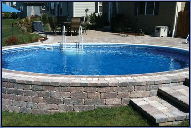 GarberConstruct's tweet photo. Aboveground Pool Renovation Ideas:
Sunken!
Partial or full burial of an aboveground pool, makes it into an inground pool! If your backyard slopes away from the house, you can bury the front side, and install a wood deck at ground level. Voila!
#garberconstruction #pooldecks https://t.co/533Xj1kLB2