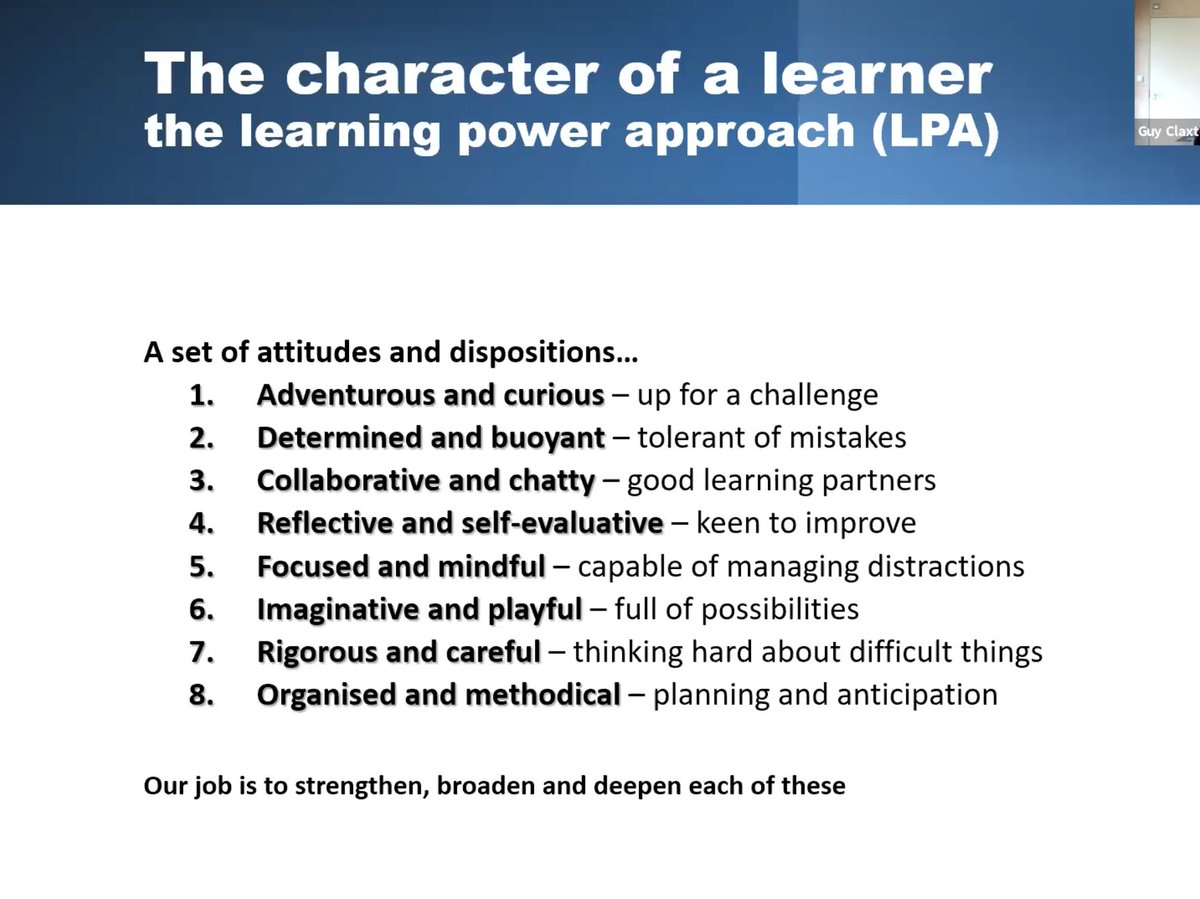 marianozuk's tweet photo. Enjoying the summer break and catching up with the #ToddleTIES sessions @toddle_edu 👉What's the Point of Inquiry Learning? by @GuyClaxton #LearningPowerApproach #LPA #InquiryLearning https://t.co/Mw6xK7ZYx3