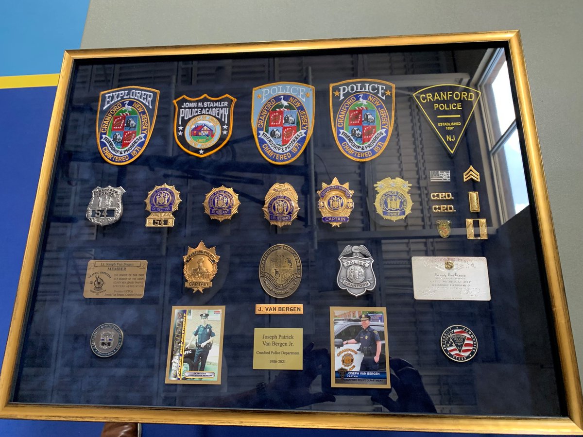 Please join us in Congratulating Captain Joseph Van Bergen on his retirement after 25 years of service as a sworn member of the Cranford Police Department - beginning his career as an Explorer in 1986. It's been a pleasure working with you and we wish you the best in retirement!