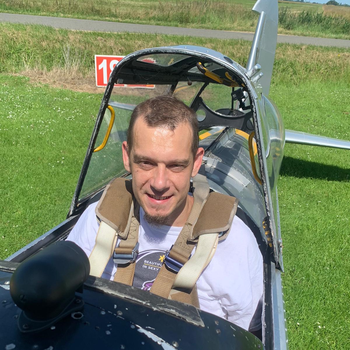 GrimReapers_'s tweet image. I got to fly in a Chipmunk with the Vintage Pair Display Team - Video coming soon.