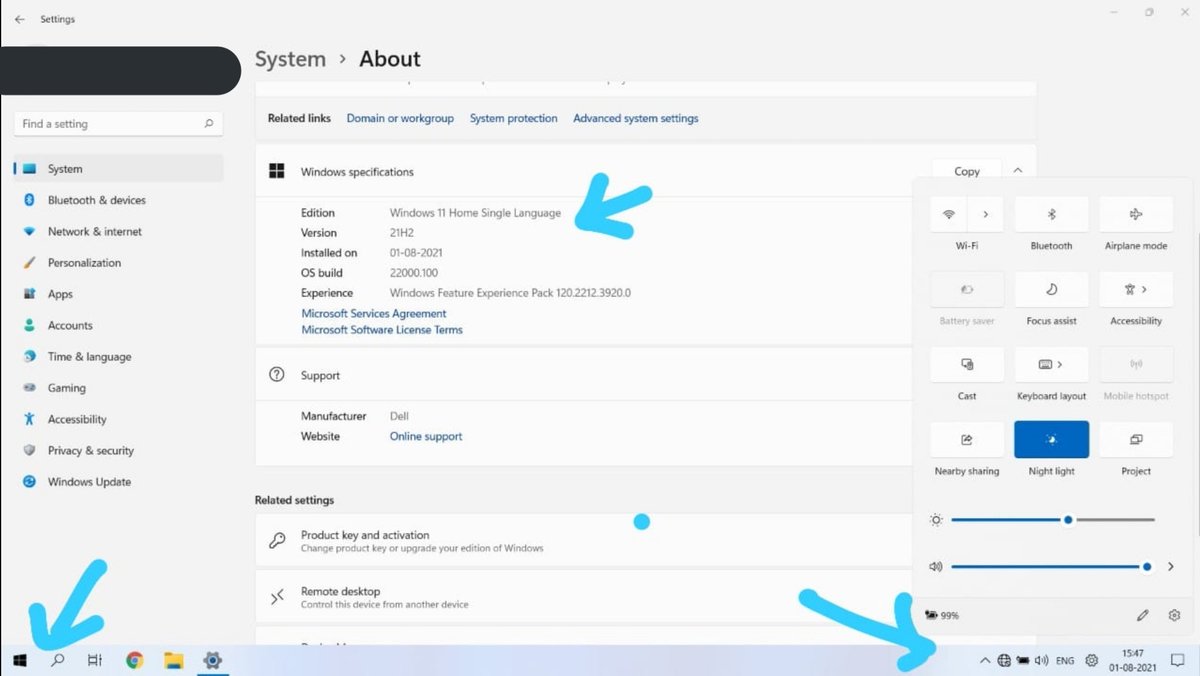 devpanchal297's tweet photo. @Microsoft @Windows
@WindowsInd @MicrosoftIndia 
@windowsdev
Problem in Windows 11 beta channel: After the installation of Windows 11 through windows insider Program, The start Menu and search bar stopped working and even the task bar's interface was not changed in Windows 11. https://t.co/1cDr4L9hvu