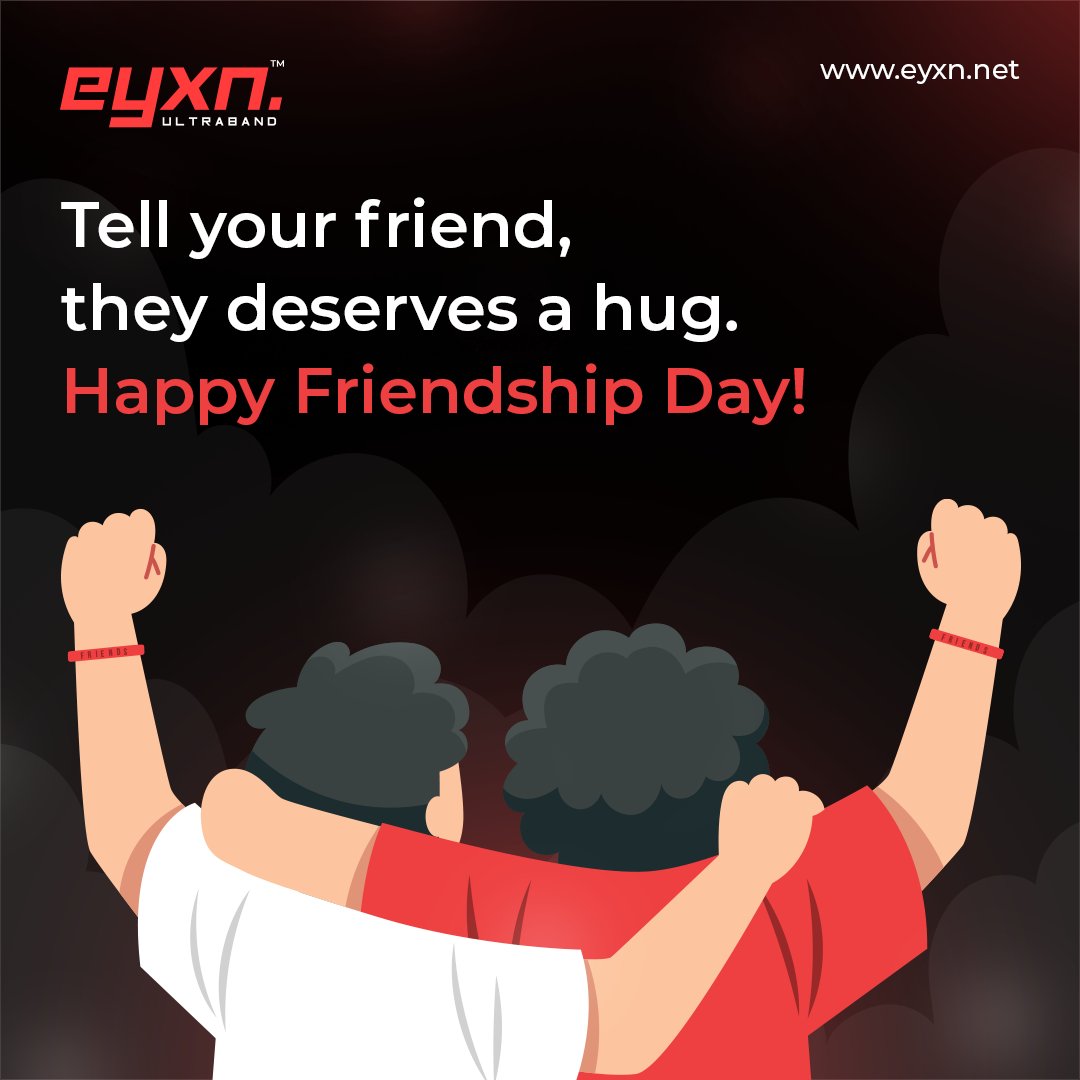 _eyxn_'s tweet photo. Do not let the distance rift your friendship 👬 apart. 

Connect with your friend, without any fuss. 

EYXN’s here for you. 

#EYXN #internationalfriendshipday #friendshipgoals #EyxnUltraband #friendship
#staysafe https://t.co/bSCib2nE9A