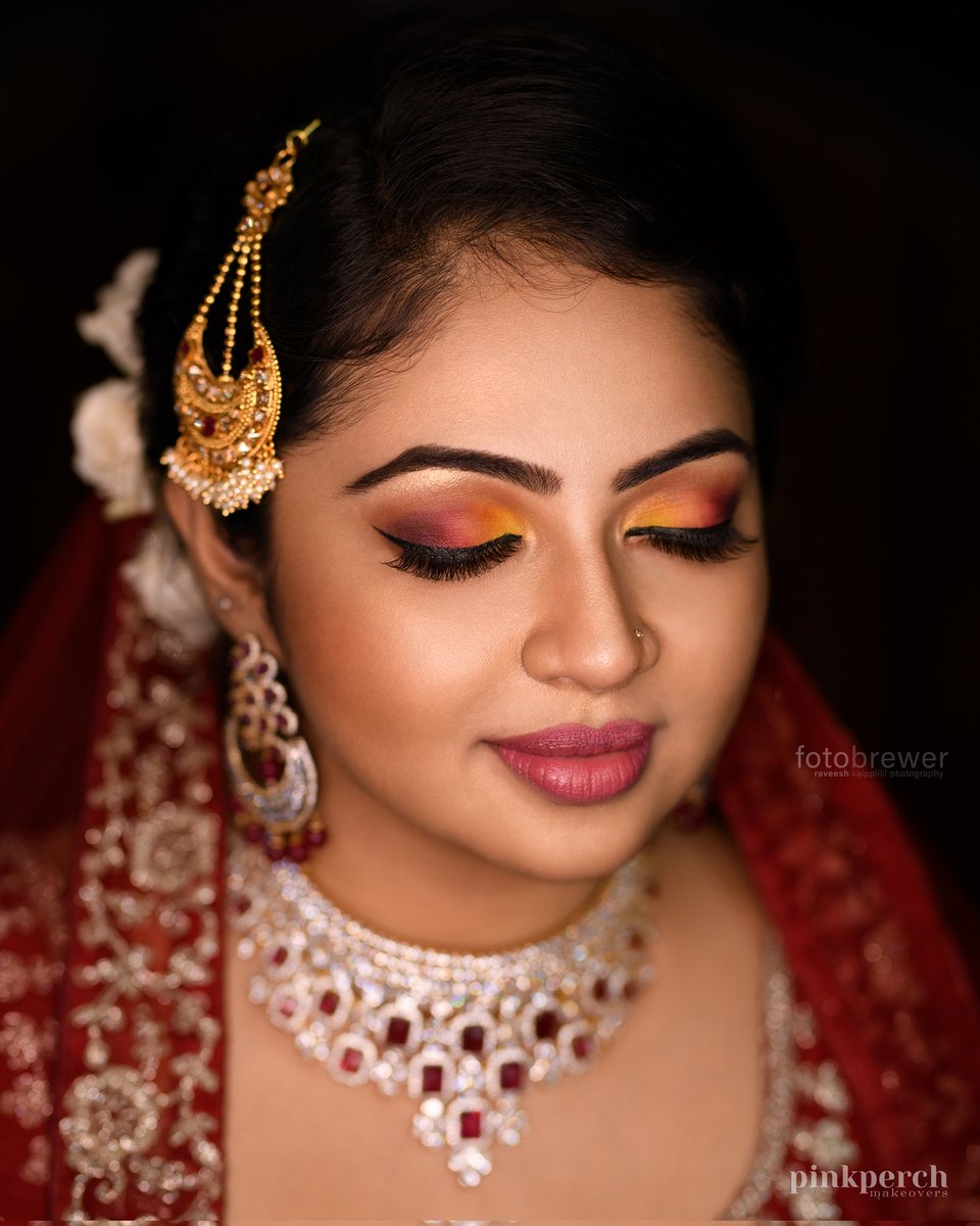 The Muslim Bridal look which we totally loved working upon!