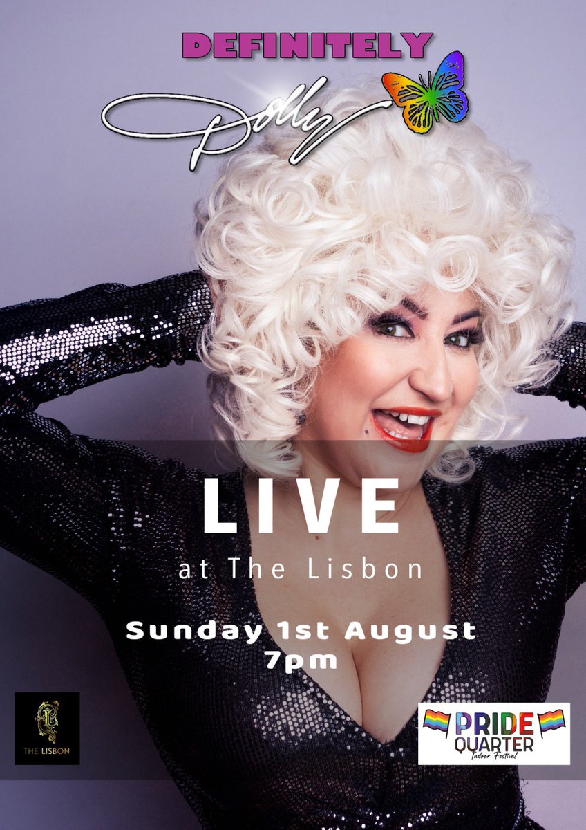 DefinitelyDolly's tweet image. Tonight I'm live in @PrideQuarter 
So excited &amp;amp; proud to be part of this event #loveislove #PrideMonth #definitelydolly