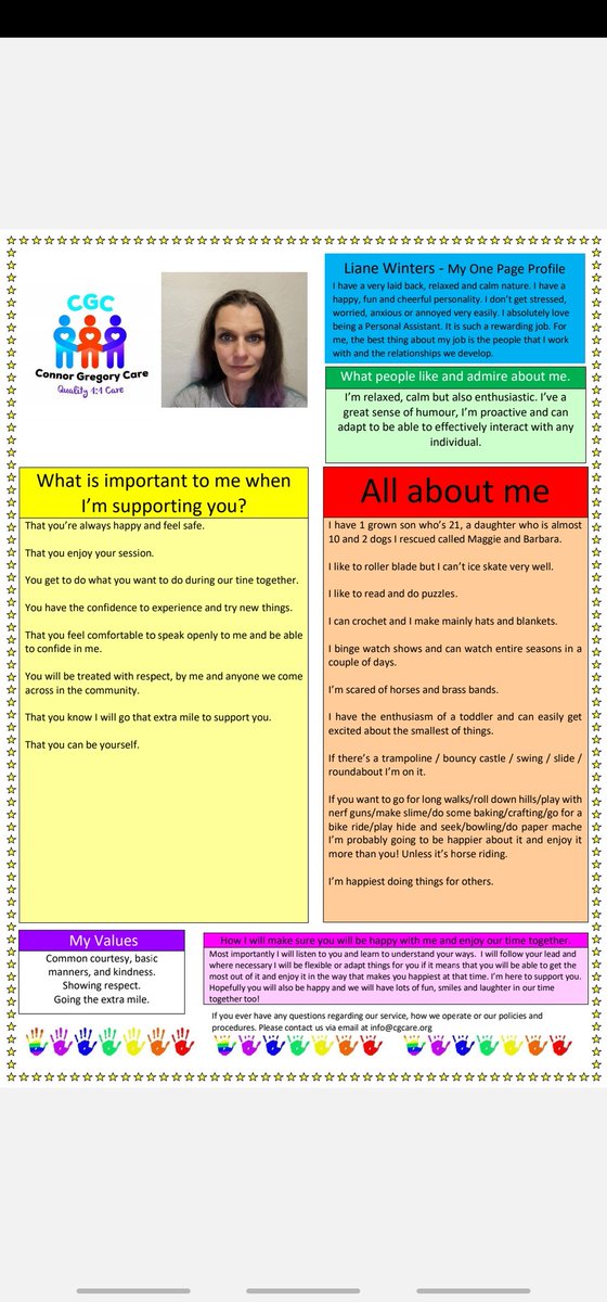 CGCareLTD's tweet photo. I would like to introduce our staff team. We have such a vast range of experience and knowledge which is vital for us to support the amazing people we do 💛 https://t.co/KccJaU3rZI
