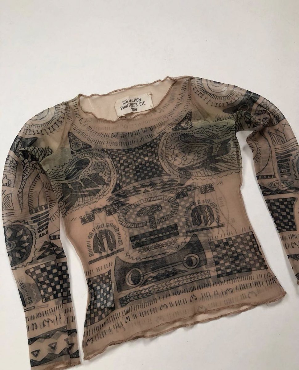 H&M MAISON MARTIN MARGIELA Tattoo Tops H&M MAISON MARTIN MARGIELA