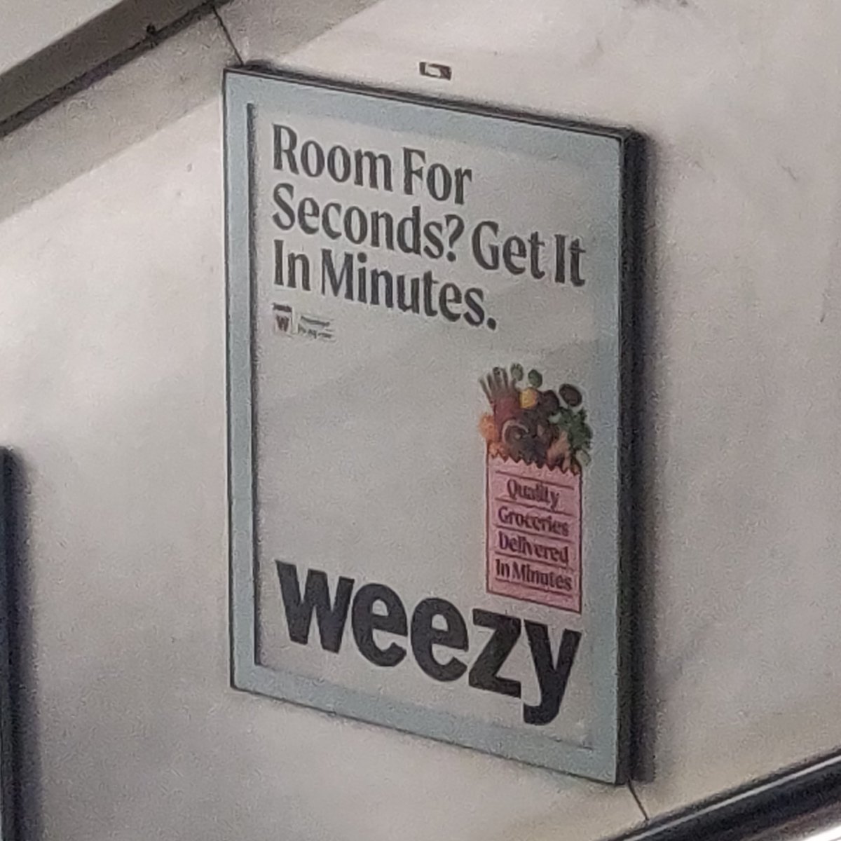 Loving the good old fashioned copy that is the Weezy campaign. It's a super-simple brief about the benefit of the service, executed in various clever ways. And that's it. No ludicrous emotional laddering. No daft "TOGETHER WE IMPOSSIBLE" type lines. Just good writing.
