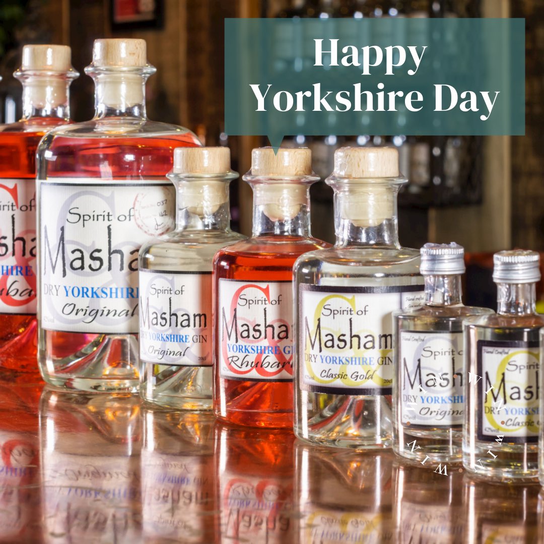•  HAPPY YORKSHIRE DAY!  •

We are super proud to be Yorkshire folk and to be part of an amazing county, with other fabulous Yorkshire brands 🙌🏼

Cheers to you all 🍸
#YorkshireDay2021 #spiritofmasham #masham #visitmasham 🤍