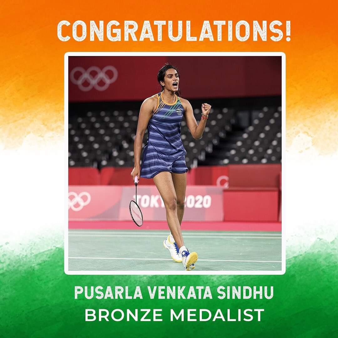 dulQuer's tweet photo. Congrats @Pvsindhu1 !!! Always making India proud ! #Tokyo2020👏🏻👏🏻🤗🤗 https://t.co/qq7VNgqp3v