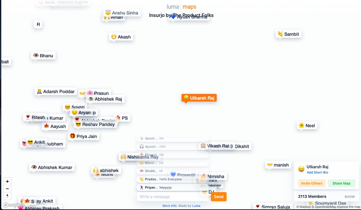UtkarshpyML's tweet image. It is a full-house here! #insurjo 
@TheProductfolks