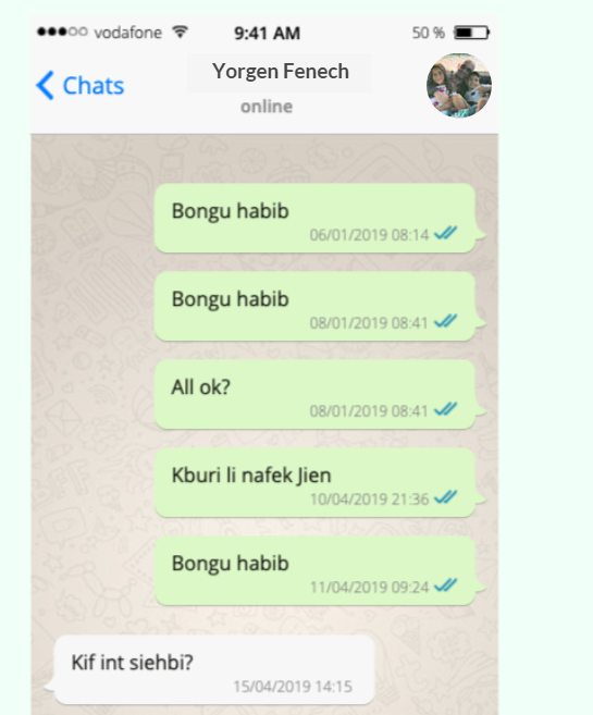 cschwaigermt's tweet photo. So this is part of a conversation between #Malta's Justice Minister and Yorgen Fenech. Fenech is under arrest for allegedly ordering the murder of Daphne Caruana Galizia. The Minister spams him with 'good morning' messages. In the 4th he says "I'm proud to know you". Surreal https://t.co/qQP1sU8w1X