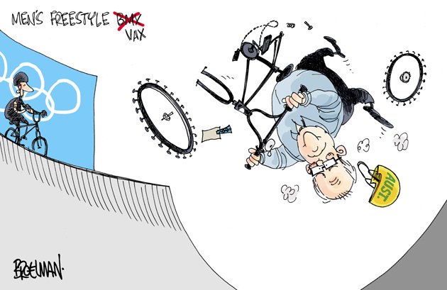Broelman's tweet photo. On yer bike! #auspol https://t.co/hBMJiLsn0T