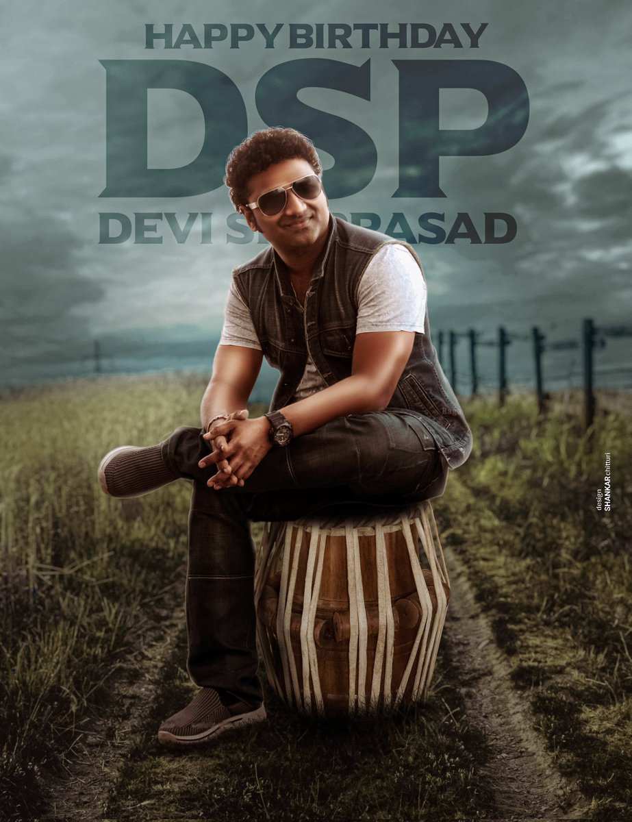 Happy Birthday annaw @ThisIsDSP 
❤️🥁🎸🕺
Small poster design 😍
#HBDRockStarDSP #HappyBirthdayDSP
#Pushpa