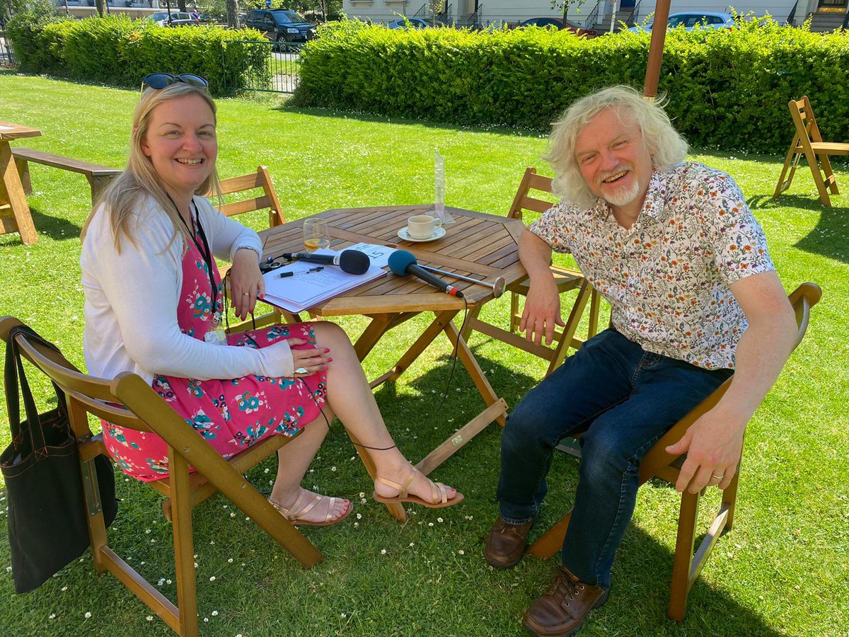 jojo_durrant's tweet photo. Another of my @CheltSciFest interviews airs today - it’s @martyjopson talking about the history of electricity &amp; his explosive demos! Hear with @madelinemedia 2-6pm @BBCGlos https://t.co/msF0VuRMYt