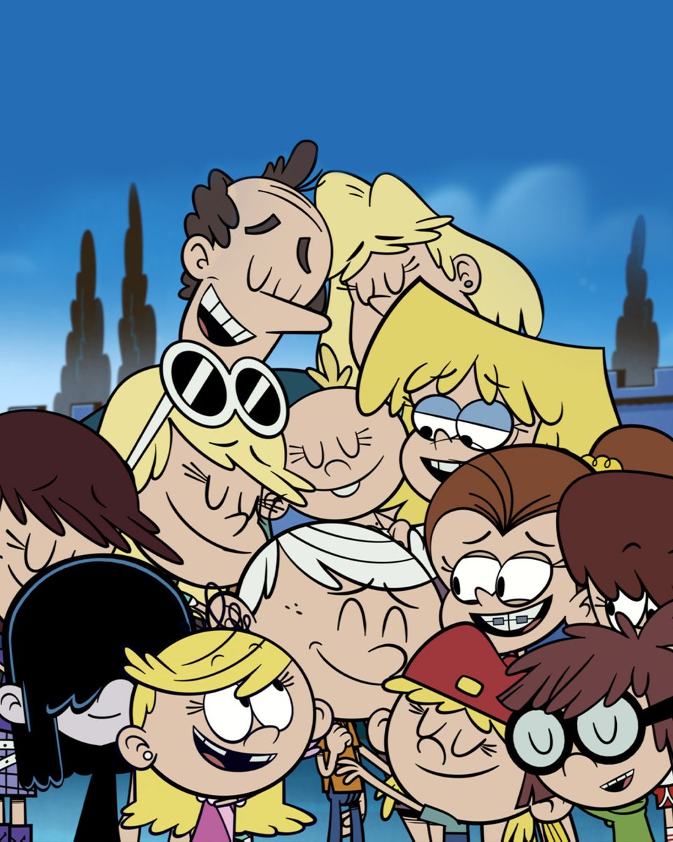 Nickelodeon's tweet photo. endless love for all the amazing sisters today 👯‍♀️ catch The Loud House Movie Aug 20 on @Netflix https://t.co/SLmvcrIarw