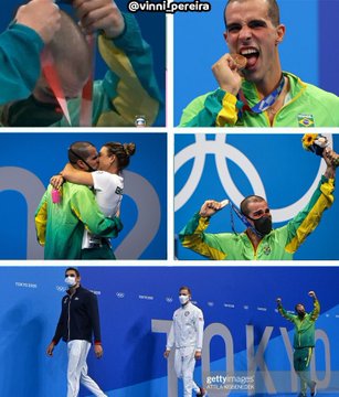 Bronze Medal Meme Becomes Reality After Bruno Fratus Recreates Winning Moments With Podium in Men's 50m Freestyle Swimming at Olympics 2020 | 👍 LatestLY