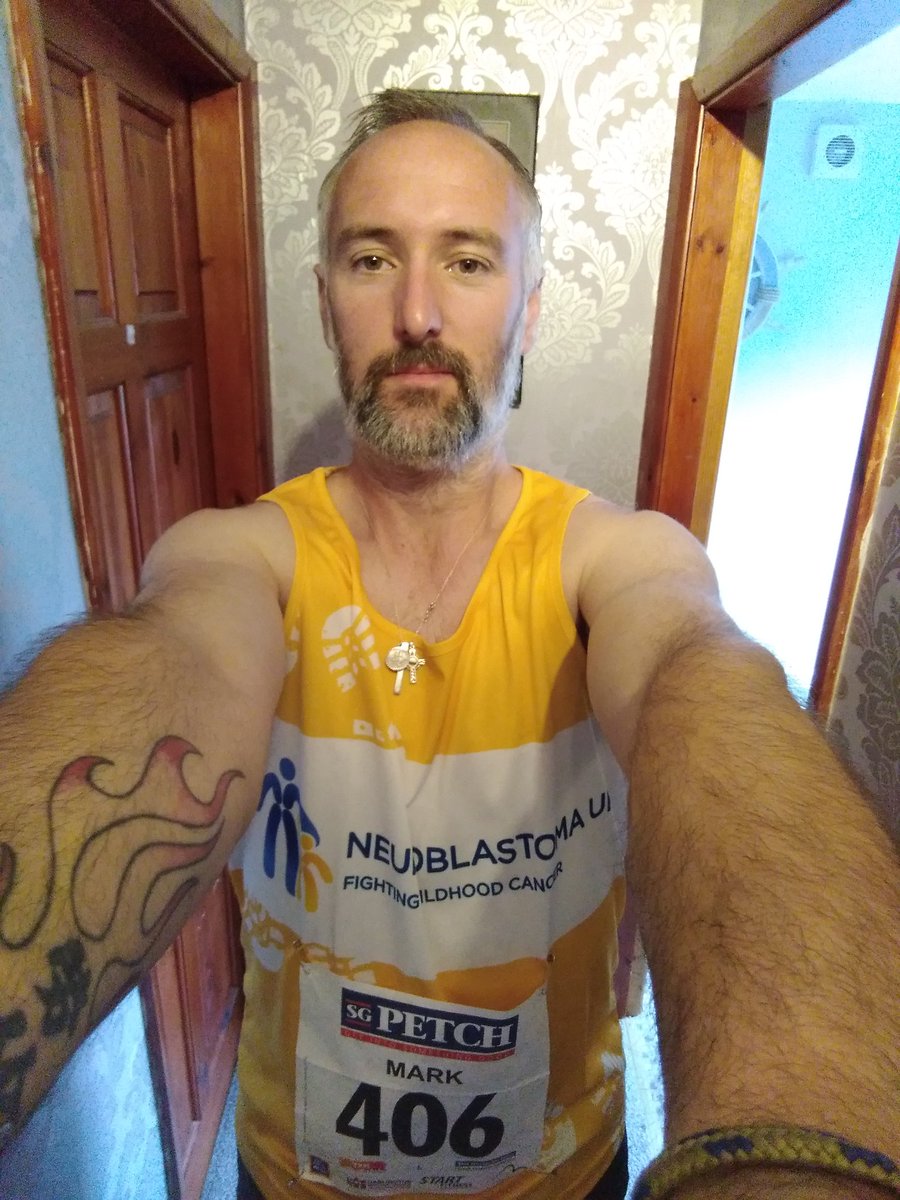 4irismai's tweet photo. Darlington 10k this morning, sporting my #neuroblastoma running vest. Well organised event and brilliantly supported on course by the amazing people of Darlington. Iris has claimed my t-shirt and don't think she'll give it back. #4irismai #darlington10k #neuroblastomawarrior https://t.co/wWwFJq4CQu