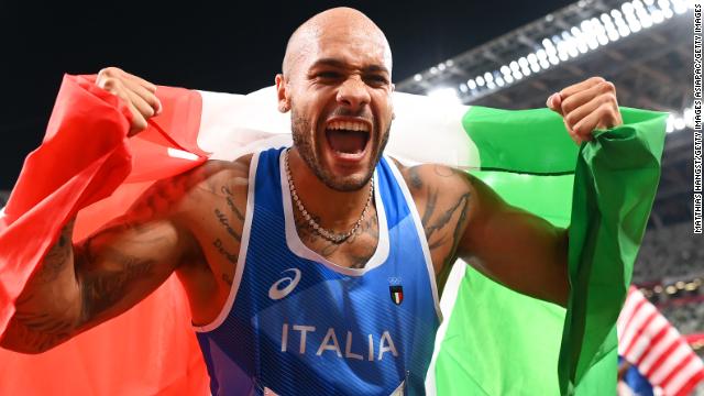 Italy's Lamont Marcell Jacobs has been crowned the world's fastest man as he won the 100m title at the Tokyo Olympics 
cnn.it/2VjwxYe
