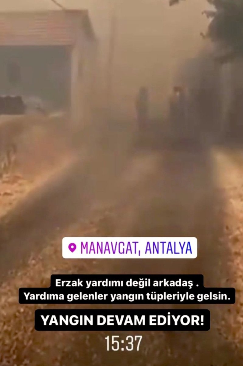 theesma36's tweet photo. “yardıma gelen erzakla değil yangın tüpüyle gelsin” ne çaresiz bir cümle… lütfen çabucak yayalım sırtköydeki yangın hala kontrol altına alınamamış 🙏🏻 #helpturkey #manavgatyanıyor #sırtköyyanıyor https://t.co/E1ghuzt3By
