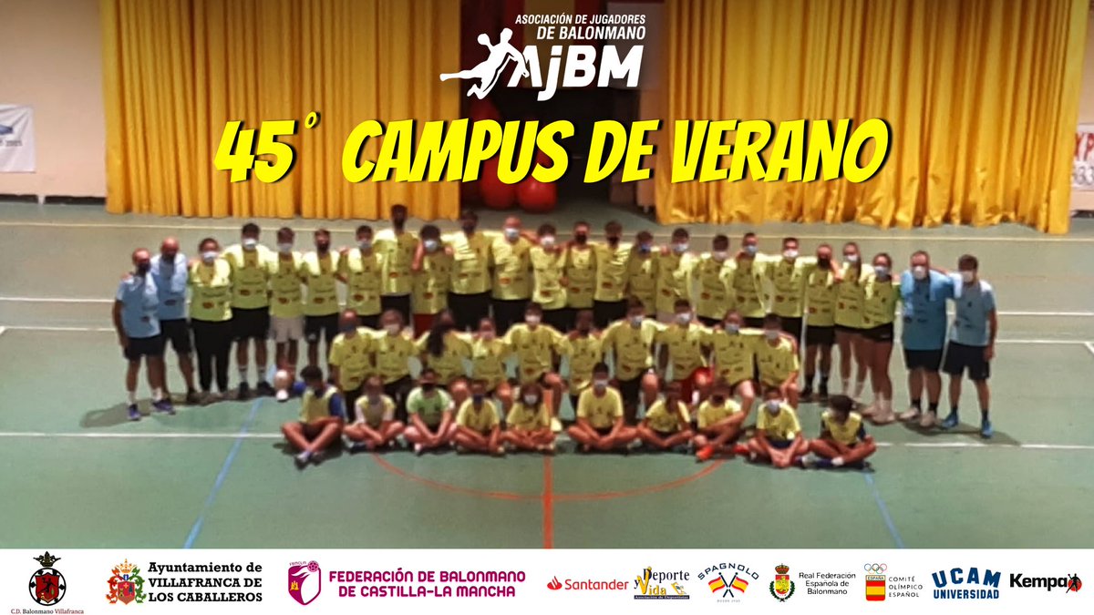 CAMPUS DE VERANO‼️
Finalizamos la 45ª edición de nuestros Campus de Verano 🤾🏼 

Una semana llena de balonmano y emociones en Villafranca de los Caballeros 🤩

¡Gracias a todos por ser parte de esta experiencia segura e inolvidable! 🙌🏼

#️⃣ #AJBMSomosTodos