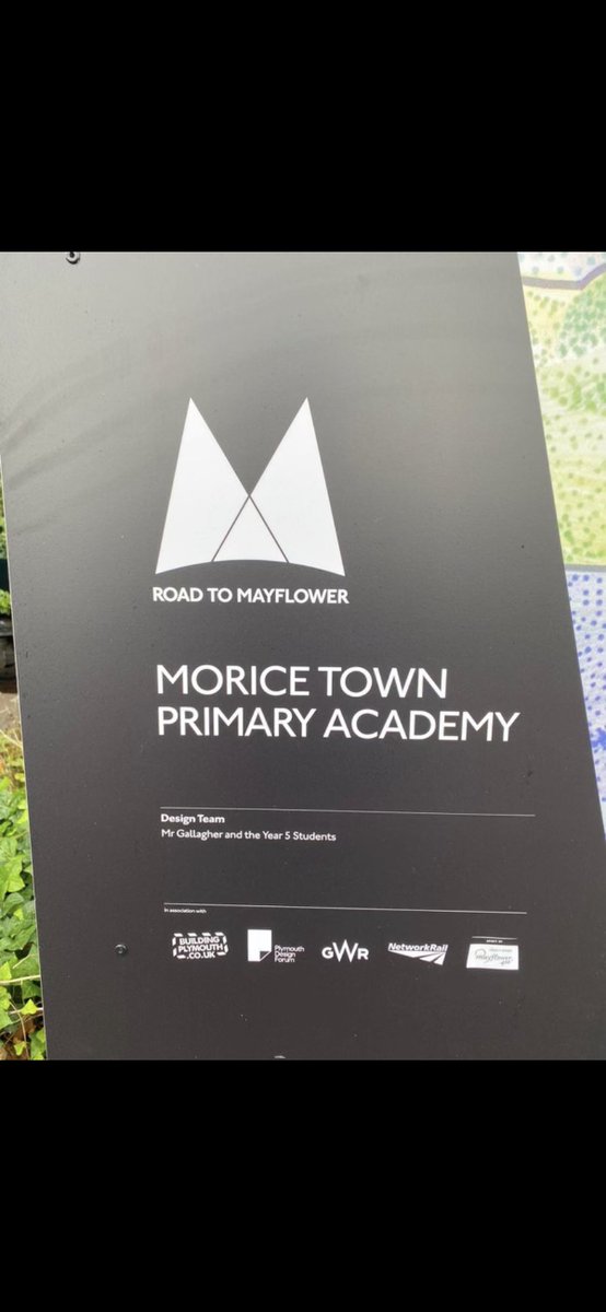 Mrs Carroll was proud to spot this on her bike ride this morning. 😊 <a href="/ReachSouth1/">Reach South</a>
<a href="/mayflower400uk/">Mayflower 400 UK</a>