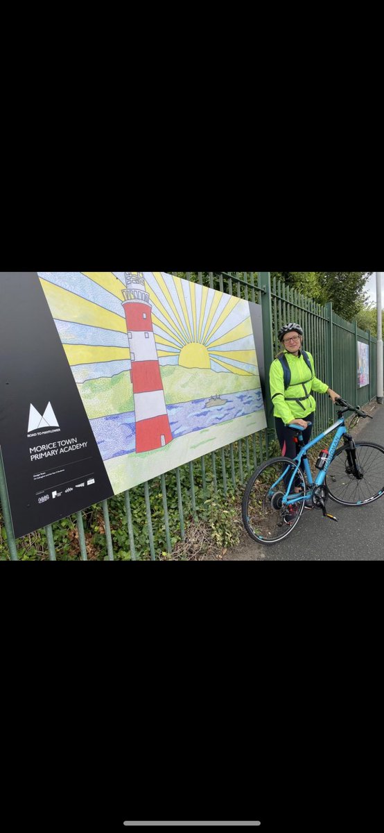MoriceTownPS's tweet image. Mrs Carroll was proud to spot this on her bike ride this morning. 😊 @ReachSouth1
@mayflower400uk