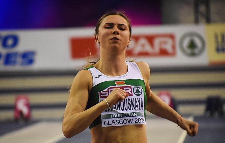 Tsihanouskaya's tweet image. Grateful to #IOC for the quick reaction to the situation with the Belarusian athlete Krystsina Tsymanouskaya. She has a right to international protection &amp;amp; to continue participation in the @Olympics. It is also crucial to investigate Belarus' NOC violations of athletes' rights.