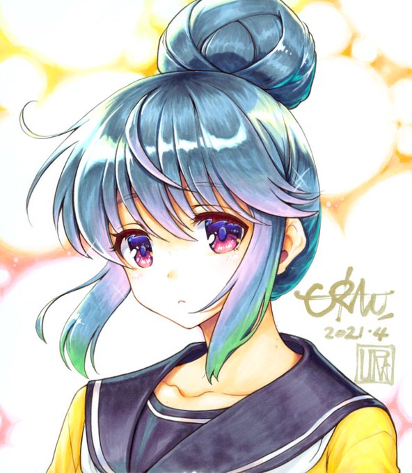 今日の色紙320日目
ゆるキャンのしまりんです。

#描いた色紙なるべく毎日アップする
#コピック #アナログ絵 #ゆるキャン #志摩リン 