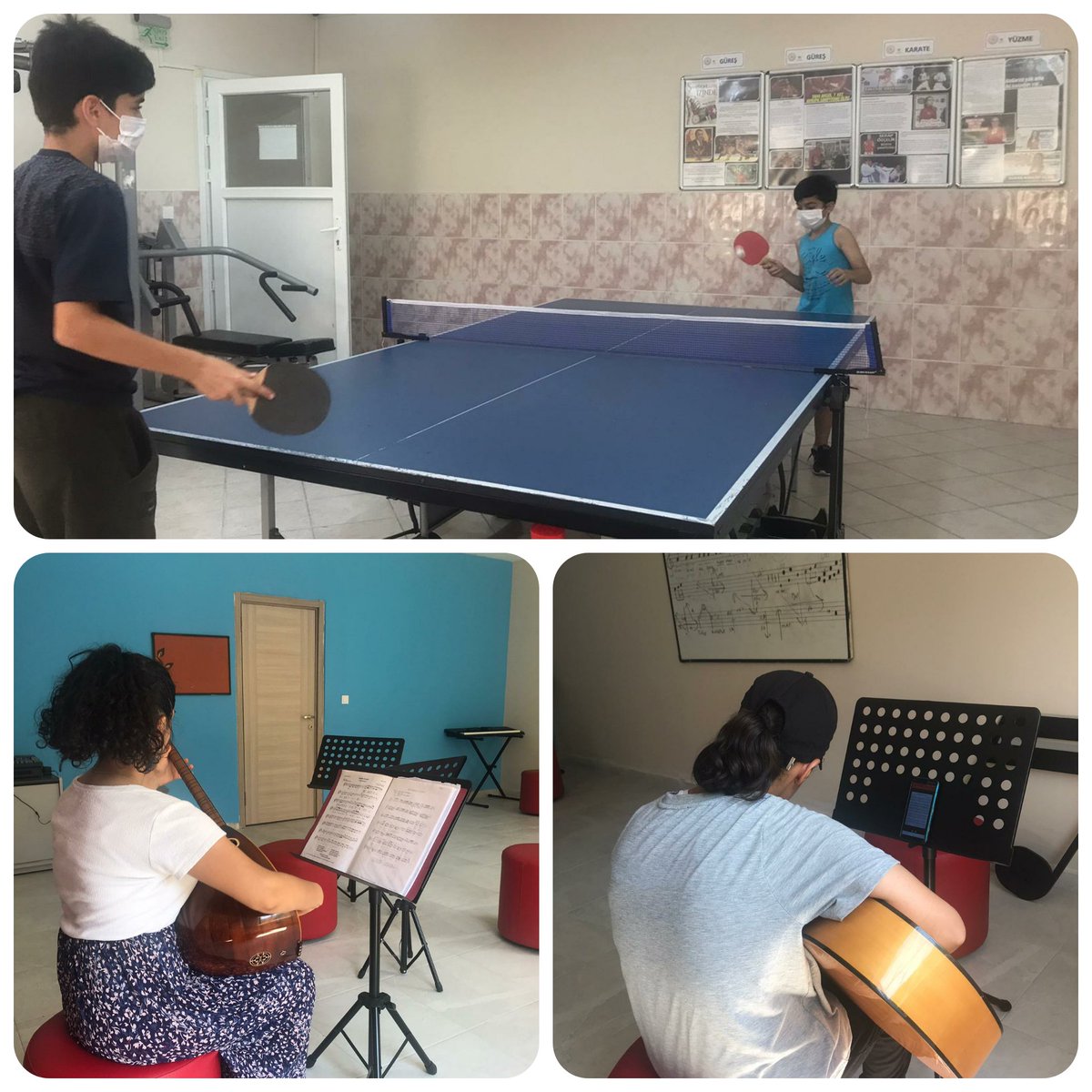 GSB_AvcilarGM's tweet photo. Merkezimizde spor ve sanat dolu bir haftasonu daha...🤩
🎸Gitar
🎶Bağlama
🏓Masa tenisi
Branşlarında haftasonu da bireysel çalışmalarını sürdüren gençlerimiz #Merkezinde😉
#GSBGM
#MerkezimdeBuYaz https://t.co/86ntf1V05D