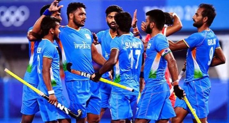 himantabiswa's tweet photo. Congratulations 🇮🇳 Team @TheHockeyIndia for the spectacular victory at #Tokyo2020

Our finest wishes for the semi-finals. 

#Cheer4India #TokyoOlympics2020 #Olympics #hockey https://t.co/EXfd4JdJZQ
