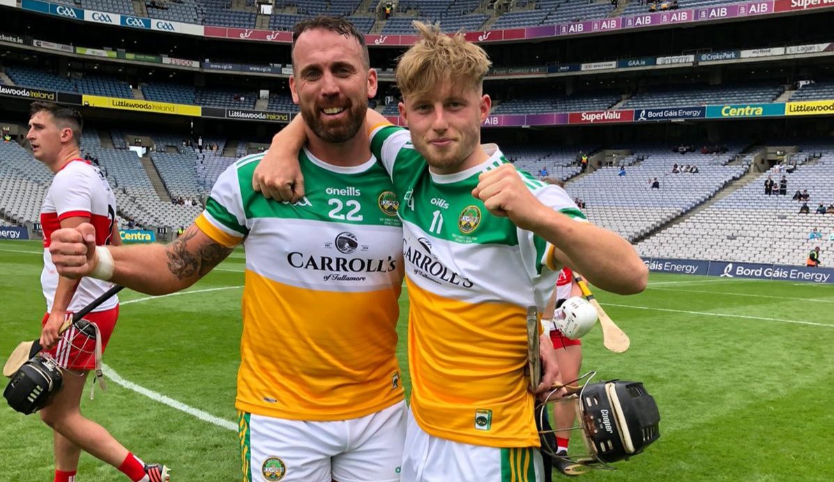 Offaly_GAA's tweet photo. Congratulations to the Offaly hurlers on an emphatic victory in the Christy Ring Cup final at Croke Park today https://t.co/F5lZxM7lJC