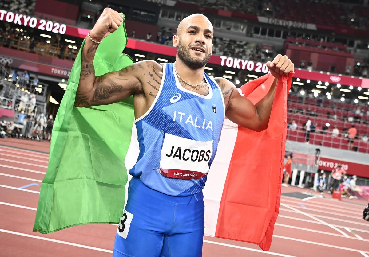 Le parole non bastano e neanche servono. Avete vinto due ori che valgono la storia e la riscrivono, facendo brillare lo #sport italiano nel firmamento olimpico. Complimenti a #Jacobs e a #Tamberi: sensazionali. Orgoglioso di voi e della <a href="/atleticaitalia/">Atletica Italiana</a>! 🇮🇹 #100m #saltoinalto