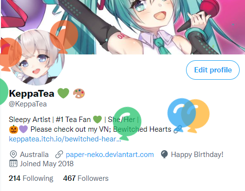 KeppaTea's tweet photo. HBD to me! 🥳 https://t.co/Lq9HDej0Xl