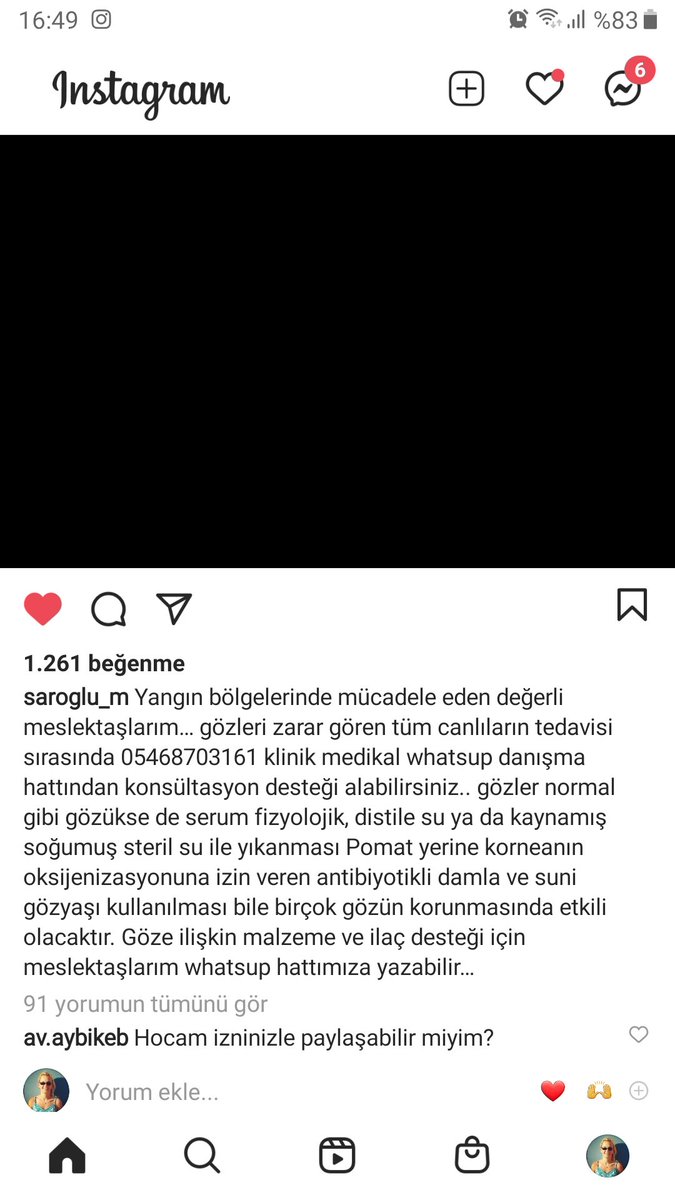 Göz hastaliklari veterineri Prof.Dr.Murat Saroğlu'nun paylasmi bilginize #ManavgatınSesiOlun #Manavgat #OrmanYanginlari