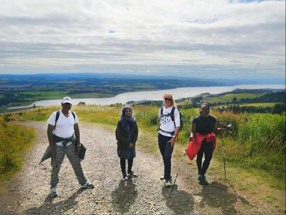 Some more great photos from our first #belonginginthehills hike with <a href="/MhorOutdoor/">Mhor Outdoor</a> 🌄

Through this project, we bring new hikers across 5 hill walks

#hillwalkingscotland
#refugeesarewelcomehere
#welcomehame
#newscots