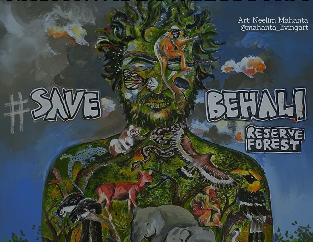 Projecpp's tweet photo. Forests are not at our mercy. We are at threat if forests diminish. Join hands in the movement to protect the last forest of Biswanath, Assam. #SaveBehaliRF 
Retweet and help boost the Twitter trend. 
#SaveBehaliRF 
#SaveBehaliRF https://t.co/5Q2yuybEDr