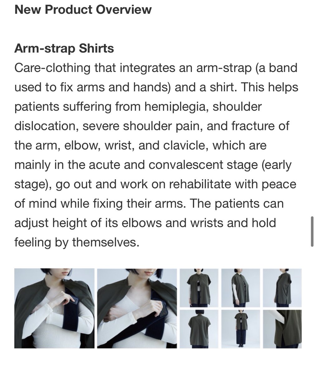 NoriOinuma's tweet photo. Dress up with armsling✨even suffering from injury or illness😊
Arm-sling Cape
Armstrap Shirts
▶️https://t.co/VqLaDEzqbS
#armsling
#frozenshoulder
#shoulderpain
#fracture
#hemiplegia
#dislocation
#rheumatoid
#rehabilitation
#inclusiveclothing
#adaptivecloting
#disableclothing https://t.co/WdomNyyBgl