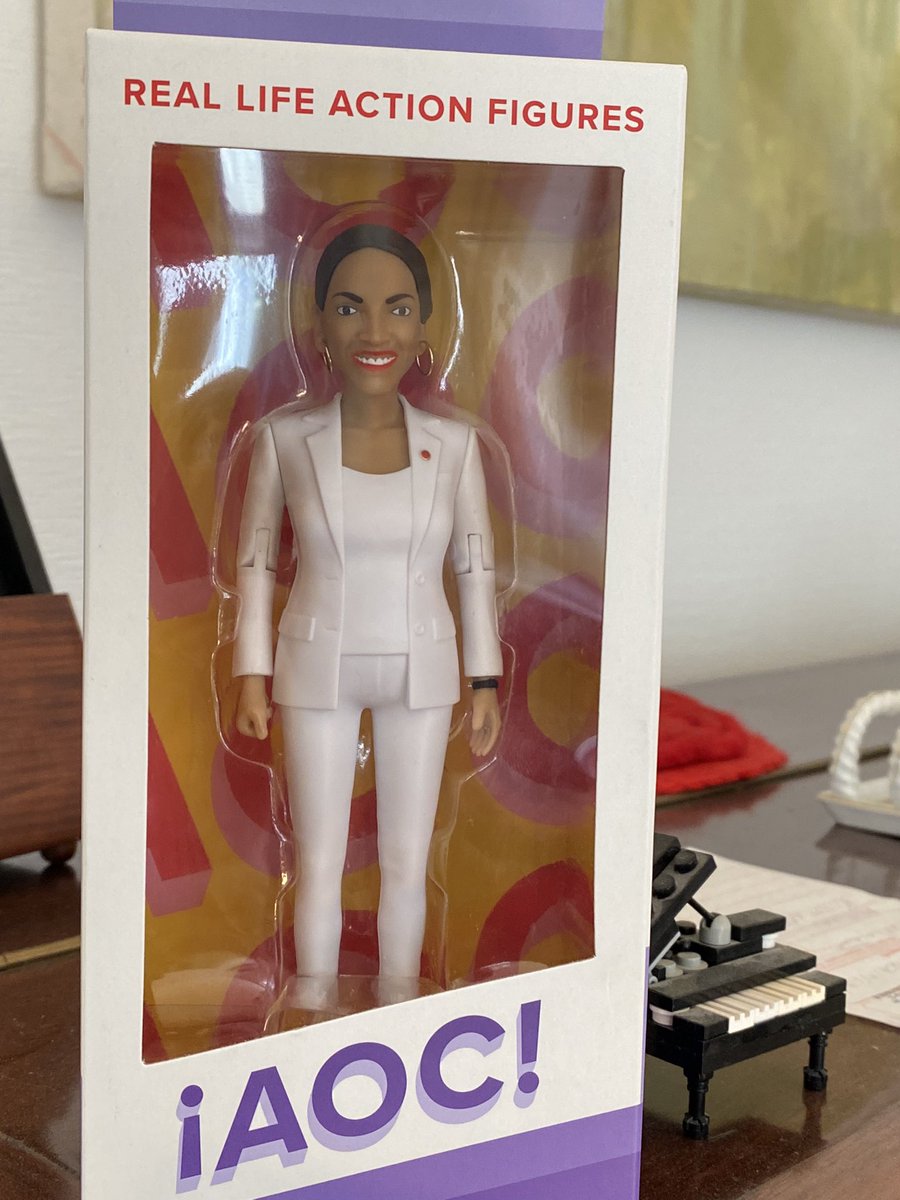 RosaMerilainen's tweet photo. I got it! #AOC #RealLifeActionFigure https://t.co/qbQLgri4bj