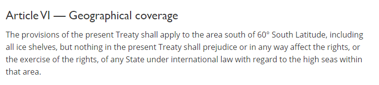 robin40199045's tweet photo. @maxsec @RatStrydom @PrismPrime @FlatEarthOrg @FlatEarthCity treaty says this.  I said you couldn't travel there *freely*. Of course people go there all the time to the various scientific outposts, a few fishermen and some military.  I'd imagine it would be hard to stop enterprising people from exploring but this is the treaty https://t.co/eROxlDUuaD