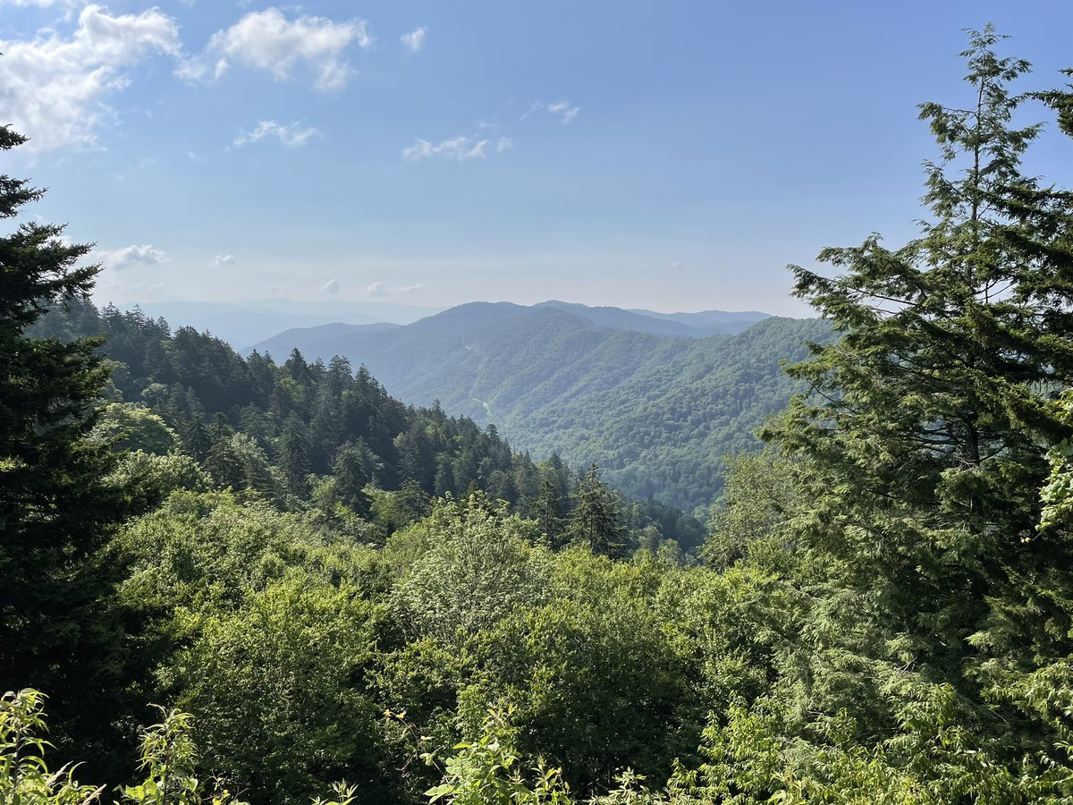 joshuarhicks's tweet photo. Enjoy your Sunday! ☀️ Back home but had an amazing time visiting my folks in Gatlinburg, TN. The Smokies are legit beautiful. Nature is amazing. #RainbowFalls #NewfoundGap #ClingmansDome https://t.co/7fP3n85Jaq