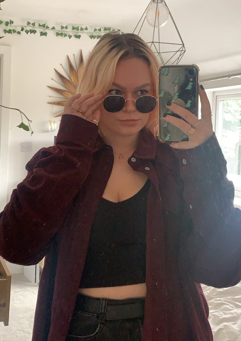 delicatecrowley's tweet photo. guess who’s outfit she’s stolen today https://t.co/cXuuuKdUme
