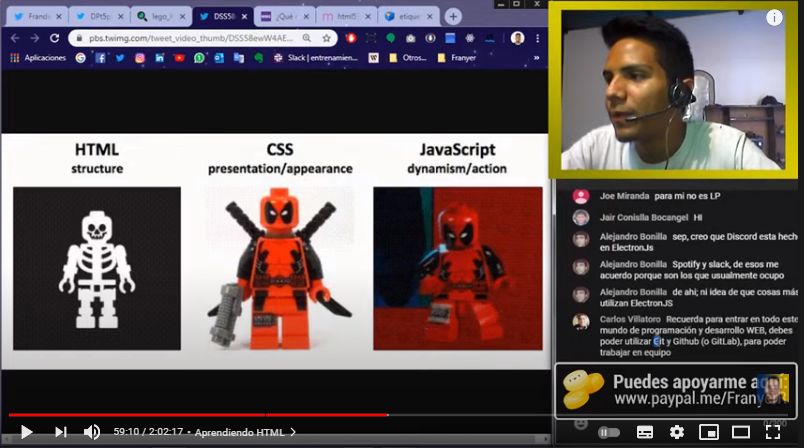 Frandeveloper3's tweet photo. 🎁 Aprende HTML Desde Cero aquí:
https://t.co/A4NvAnuTHm

💛 Apoya con un RT para que este video llegue a la persona que esté iniciando en Diseño Web, gracias. https://t.co/4W7q4DdBJC