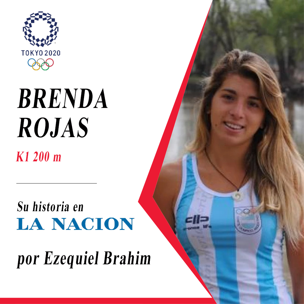 Hoy a las 21:44hs debuta en 200 m con su kayak Brenda Rojas y quiero contarte en <a href="/LANACION/">LA NACION</a>  cómo un día le fueron a vender una rifa y terminó en dos Juegos Olímpicos... ezequielbrahim.com/2021/07/20/pro…