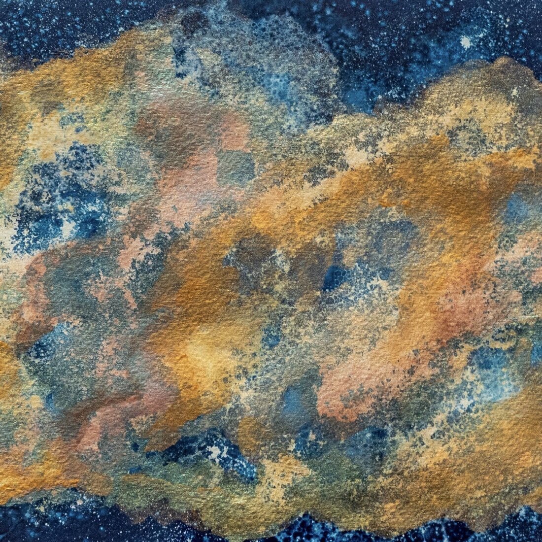 UrbanSquirrelD's tweet photo. “Cosmos V: We are made of starstuff”
Original Cyanotype &amp; mixed media. Inspired by sunsets and the night sky.
DM to purchase (UK only)

#cosmos #nightsky #cyanotype #sunprints #altprocess #blueprints #alternativephotography #photography #cyanotypeartist #AnnaAtkins #watercolour https://t.co/FQOCP7ENXw