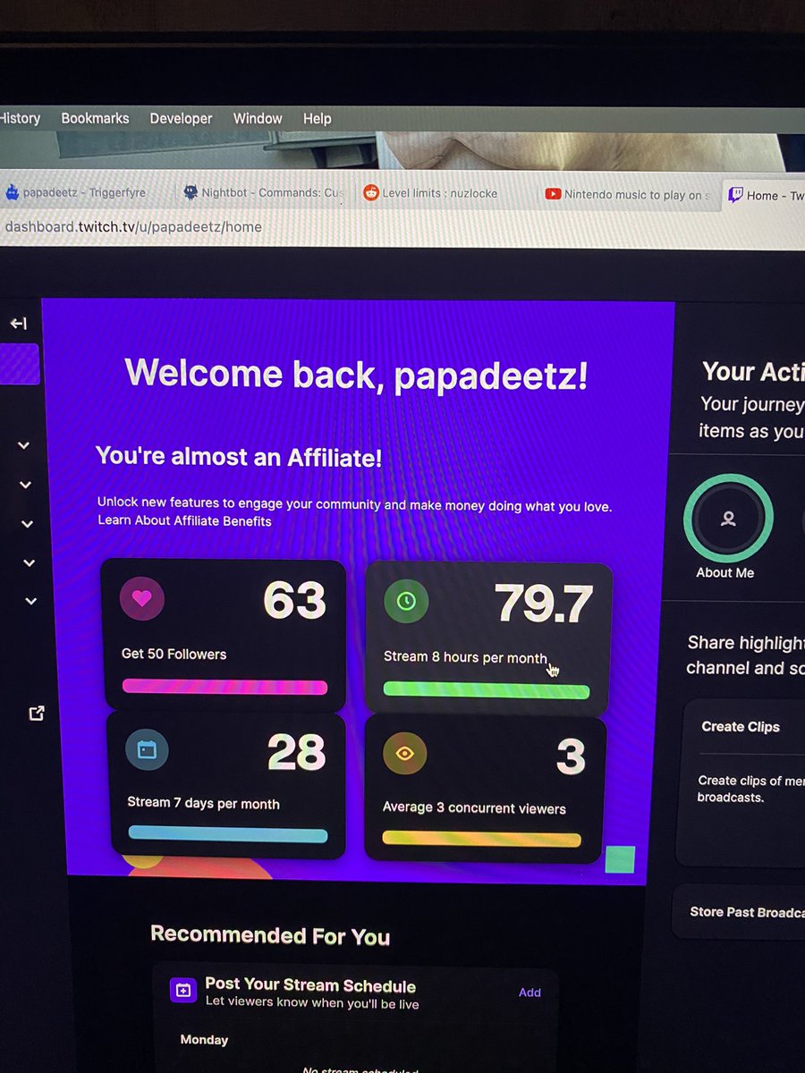 papadeetz's tweet image. Guys…it’s happening!!! #TwitchAffliate #streaming #ExcitementLevel #gamingcommunity #Pokemon