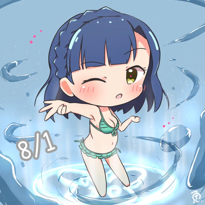 8/1は水の日
#ミリシタ #七尾百合子 
