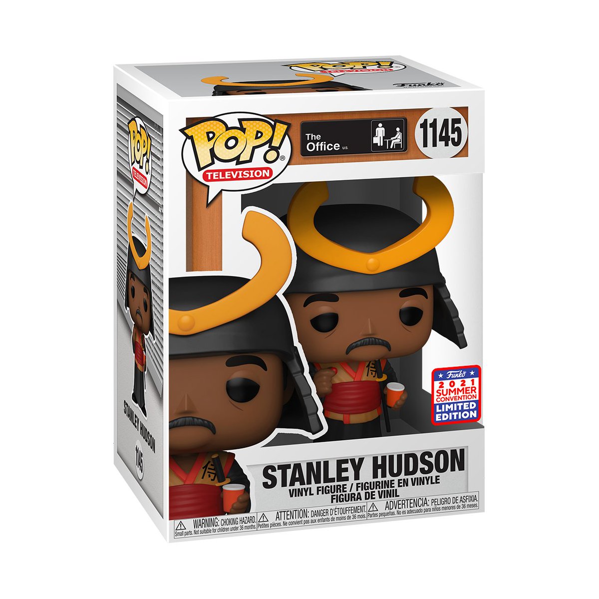 Funko's tweet photo. It's #FunKon week! Let's start off by giving away a #FunKon exclusive! RT and follow @funko for the chance to win a Stanley Hudson Warrior Pop! #FunKon2021 #Funko #FunkoPop #FunkoVirtualCon @theofficetv https://t.co/RN3dyA2wxN