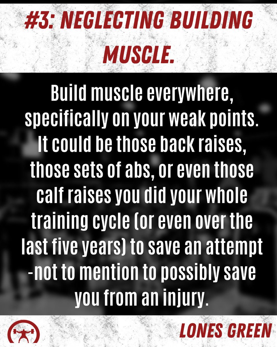 elitefts's tweet photo. Read more from Lones Green here:
https://t.co/CDKoTRgho0
#elitefts #conjugate #conjugatemethod #westsidebarbell #westsidemethod #powerlifting #deadlift #powerlifter #bench #squat #girlswhopowerlift #weightlifting #strongman #benchpress #crossfit #iifym https://t.co/pFJ6sHWLRm