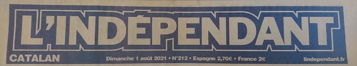 DocumentAncien's tweet photo. Retrouvez-nous dans le journal L'Indépendant dimanche 1er août, lundi 2 et mercredi 4 août 2021.
@lindependant #PyrénéesOrientales #ArlesSurTech https://t.co/1er1zPQXW1